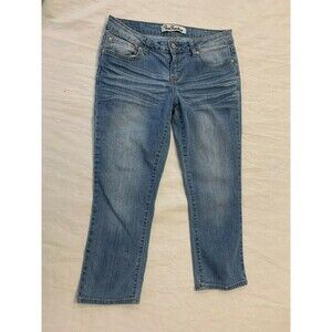 TRUE FREEDOM WOMENS JEANS CAPRIS PANTS SIZE 9
